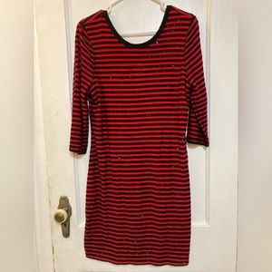 Express red dress